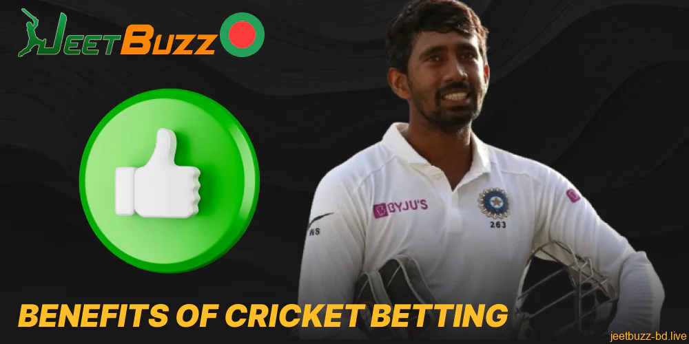 The advantages of cricket betting on Jeetbuzz for Bengali gamblers