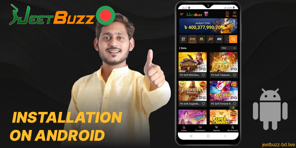 Guide on Jeetbuzz app installation for Android devices