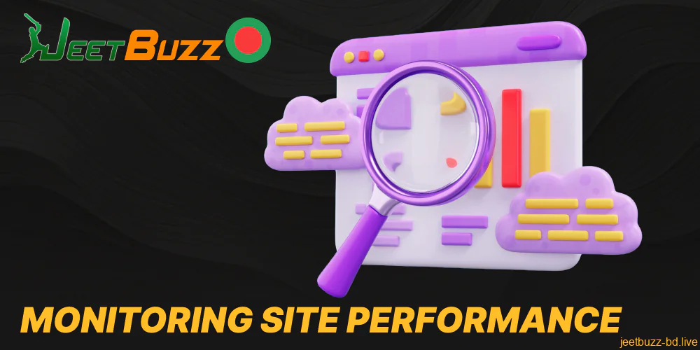 Private data usage for Jeeetbuzz site perfomance monitoring