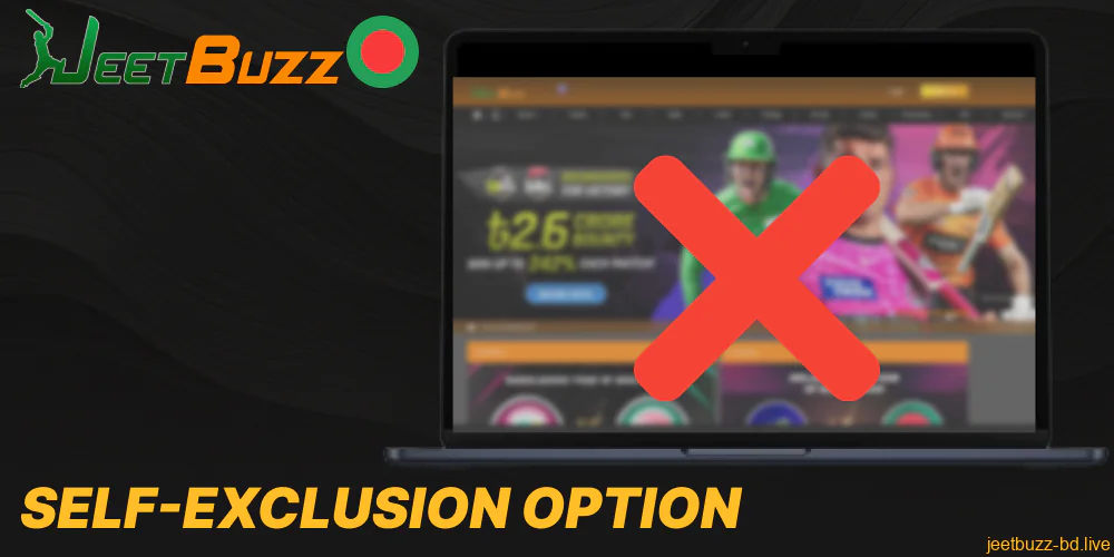 Self-exclusion option available on Jeetbuzz Bangladesh