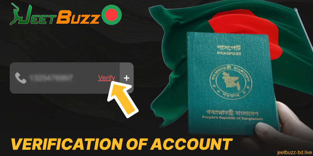 Jeetbuzz account verification for players from Bangladesh